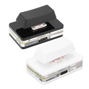 USB单键大一键热插拔木鱼机械轴有线回车空格办公自定义机械小键