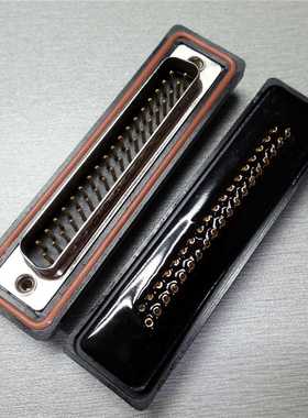 供应DB37PIN防水公头 现货d-sub(DB)37pin防水公插头连接器