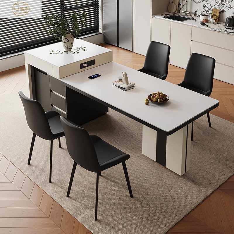 大户型餐厅可伸缩多功能岩板岛台餐桌家用岩板伸缩高级感岛台餐桌,玩具/童车/益智/积木/模型,垂直悬浮玩具,淘宝优惠券,粉丝福利购,淘宝优惠卷