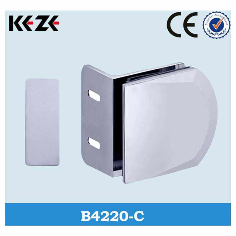 淋浴房90度固定夹码 不锈钢玻璃隔断码 浴室玻璃门连接配件