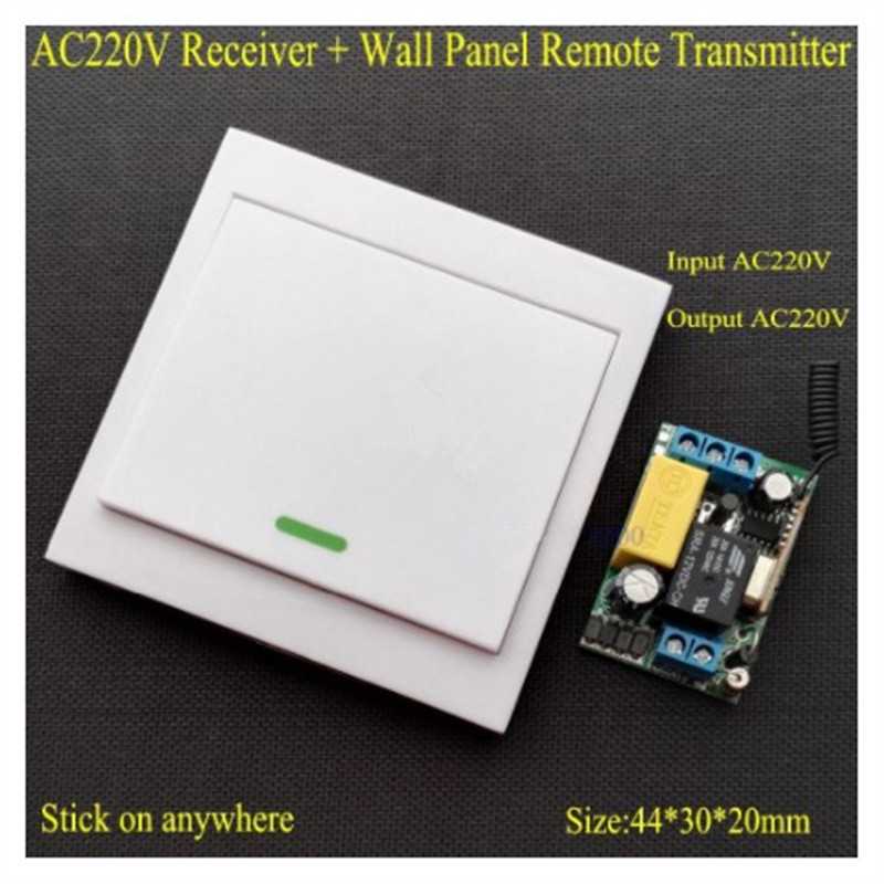 随意贴86面板按钮手动遥控微型A220V单路电源LED灯小家电开关改装
