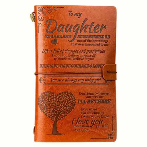 外贸代发新款Leather Journal 140 Pages Perfect Gift from Mom
