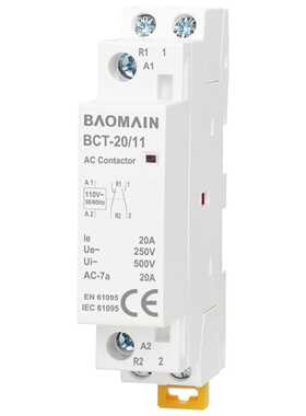 Baomain AC Contactor 20A 2 Pole 1NO 1NC Universal Circuit Co