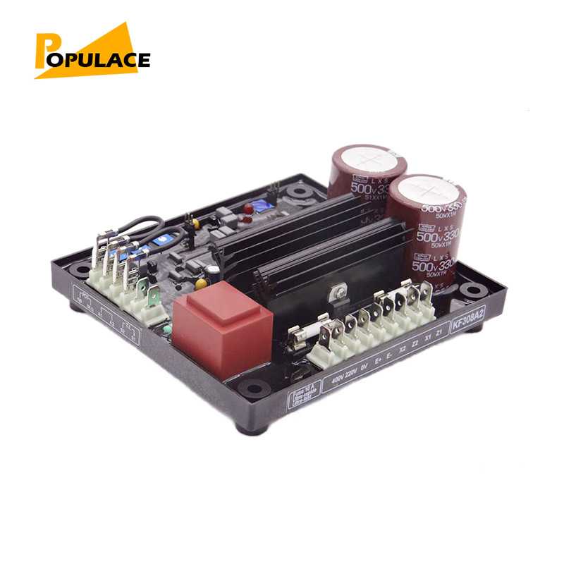 KF308A2无刷柴油发电机AVR电压调节器轴带VR06 VR08稳压调压板