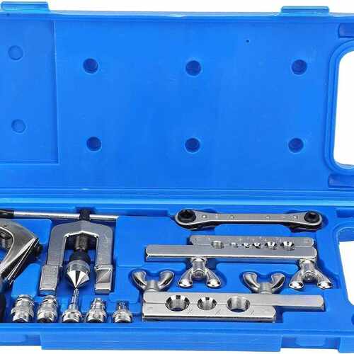CT-278 铜管胀管扩孔器 蓝盒带刀铆管器 3-19mm10件套铆管扩管器