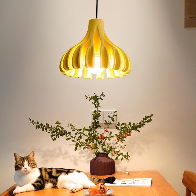 灯语北欧餐厅吊灯设计师树脂马卡龙ins封吧台咖啡厅彩色珊瑚吊灯