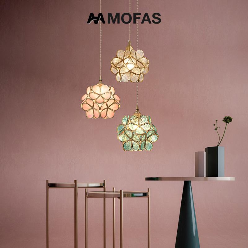 日式花瓣小吊灯玄关过道走廊楼梯衣帽间阳台单头入户进门创意吊灯