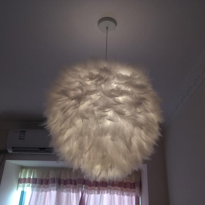 北欧后现风格羽毛吊灯现代婚房创意个性客厅书房温馨浪漫卧室吊灯