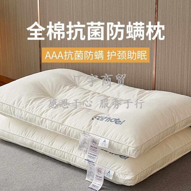 枕头枕芯家用护颈椎助睡眠学生宿舍单人酒店枕纯棉一对装整头,模玩/动漫/周边/娃圈三坑/桌游,模型制作工具/辅料耗材,淘宝优惠券,粉丝福利购,淘宝优惠卷