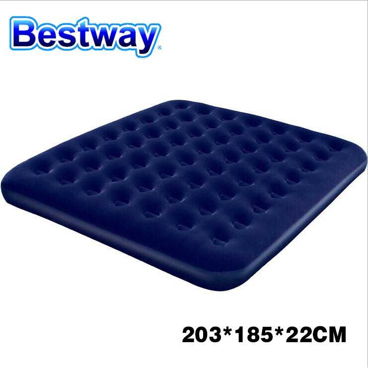 Bestway67004充气床植绒充气床垫 双人特大1.8米宽蜂窝帐篷垫