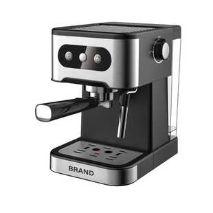 咖啡机 跨境精品 1350W半自动即热式 高压萃取压力咖啡机 家 20Bar