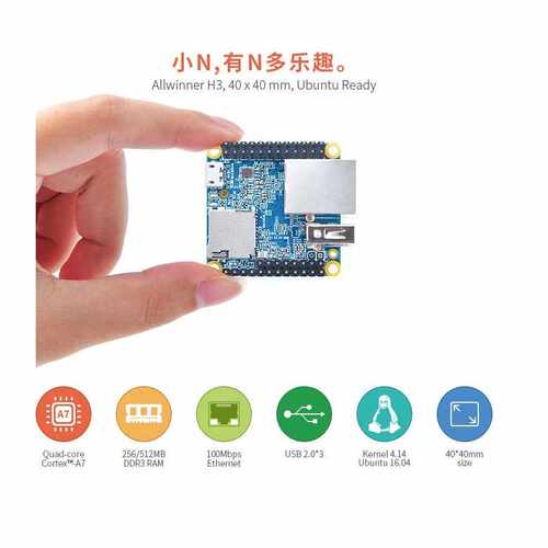 NanoPi Neo-LTS 256M/512M DDR3 RAM Allwinner H3 Quad-core