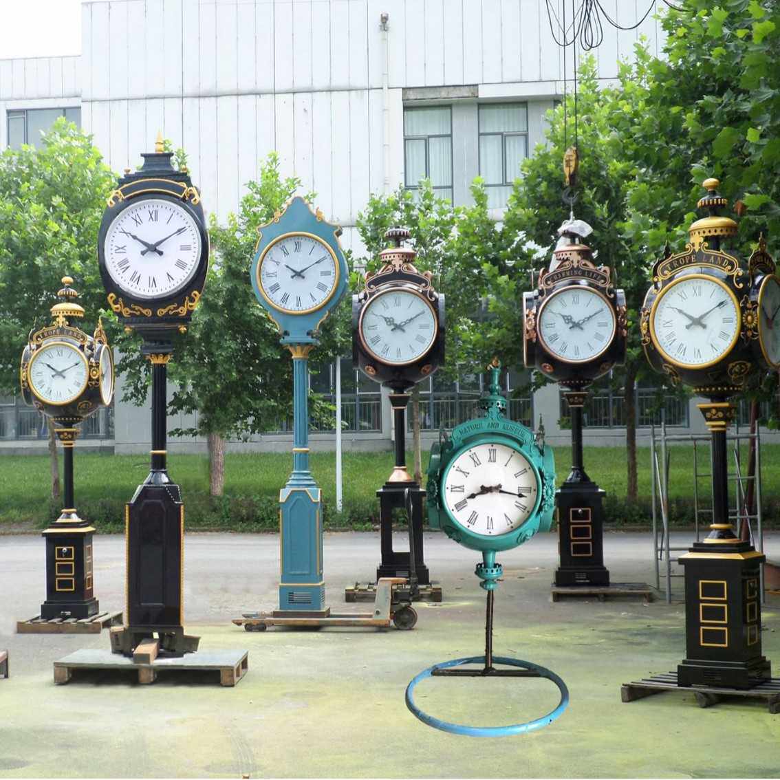 康巴丝户外报时塔钟 景观钟 园林时钟 立钟 街钟 落地钟