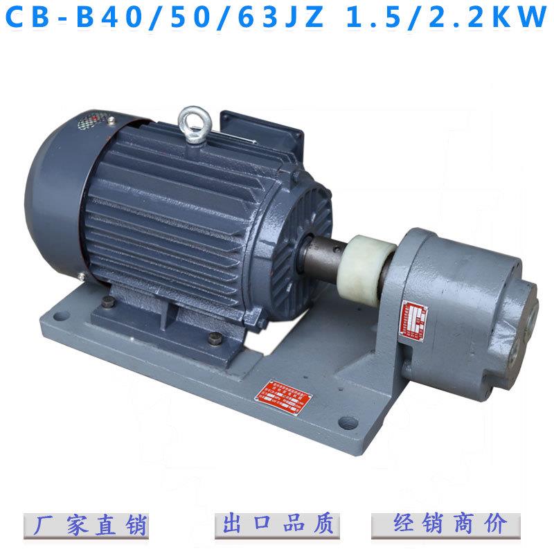 厂家直销定制CB-B405063JZ卧式电机组增压泵电机齿轮泵头