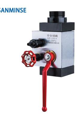 NBSANMINSE蓄能器用AQF型安全球阀直动式溢流阀