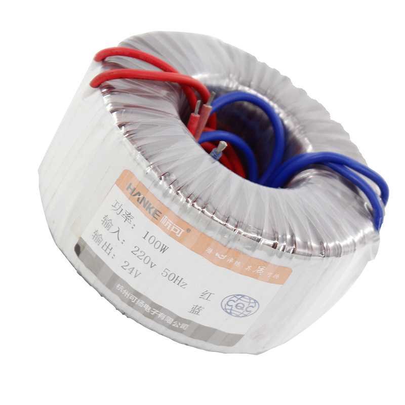 杭可 厂家  环形电源变压器100W 220V转24V 电源变压器
