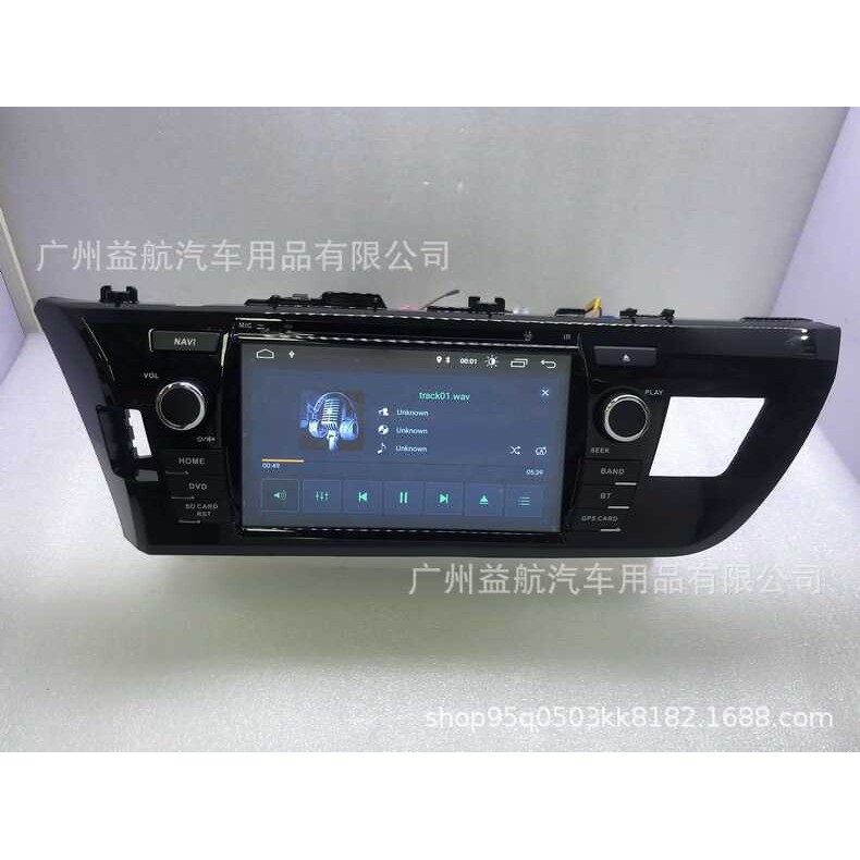 适用于丰田雷凌导航仪14-16款智能中控8寸安卓DVD导航倒车一