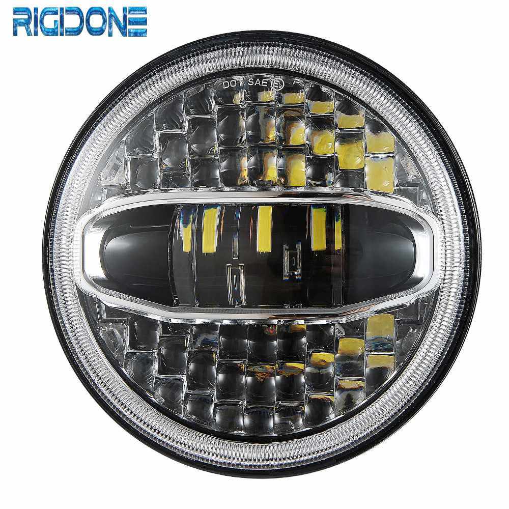 2019年新款适用吉普牧马人JK前大灯 哈雷改装LED车灯108