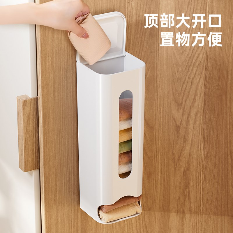 整理师推荐垃圾袋收纳神器壁挂式厨房塑料袋收纳盒抽取方便袋网兜