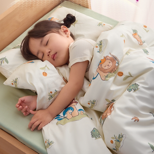 十月结晶幼儿园被子三件套纯棉
