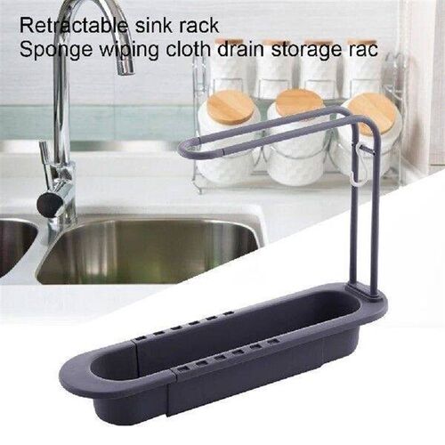 Telescopic Soap Sponge Drain Rack Adjustable Sponge Drainer