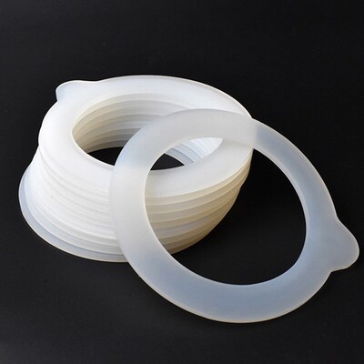 15 PCS Leak-Proof Rubber Seals Ring Silicone Jar Gasket Food