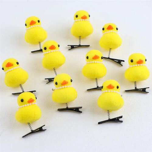 10/20/50/100Pcs/Lot Cartoon Funny Children 3D Little Yellow