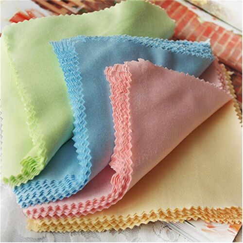 12*12cm 20pcs/set Square Micro Fiber Glasses Cleaning Cloth