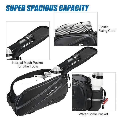 Bike Bags Large Capacity Bicycle Carrier Bag Foldable Rear S