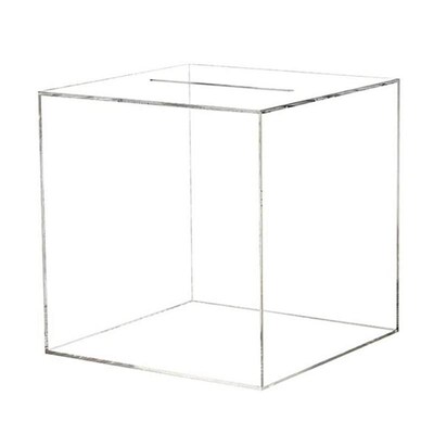 Transparent Bank Box Durable Acrylic Saving Money Box