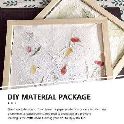 2 Pcs Paper Frame Handmade Making Mould Printing Parchment