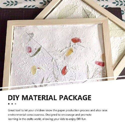 2 Pcs Paper Frame Handmade Making Mould Printing Parchment