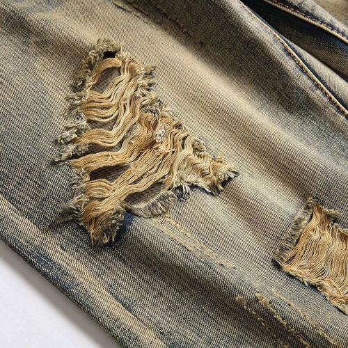 Steet Fashion Multi-bit Hole Nostalgic Color Loose Full Swee