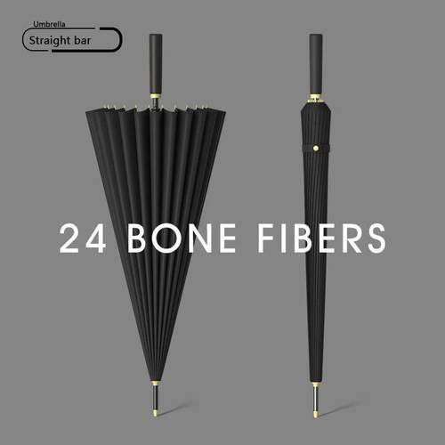 Classical 24 Bone Long Handle Business Umbrella for Men Vint