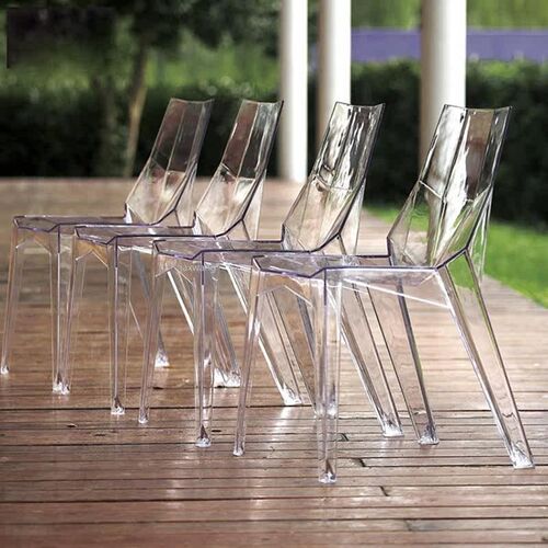 Modern Plastic Chair Restaurant Dining Chair Outdoor