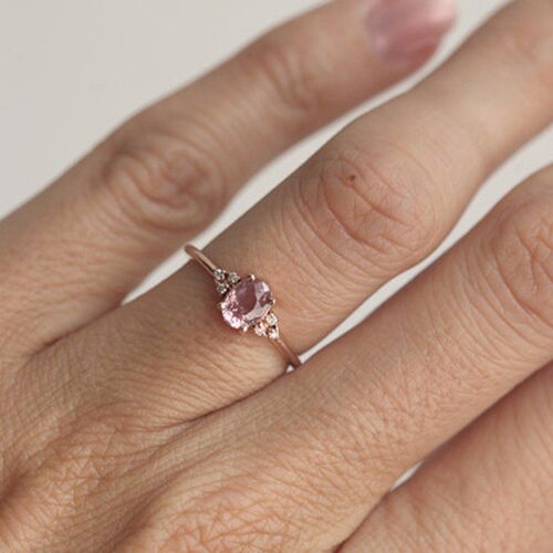 Punk rose Simple Tail ring Rings for women new luxury