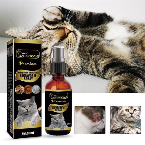 YEGEBONG Cat Skin Spray Gentle Cleansing Pet Cat Skin Care D