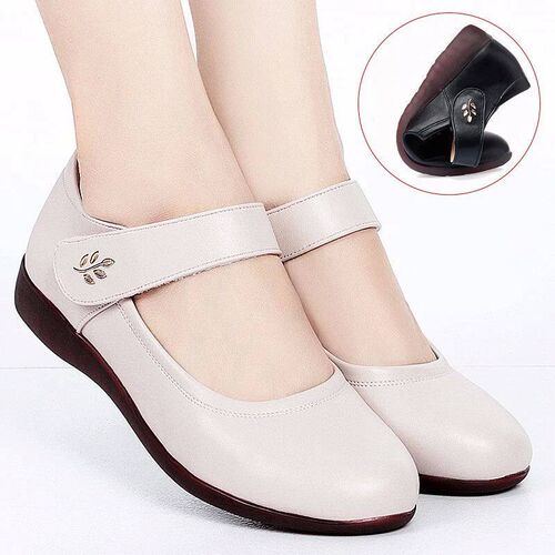 Rimocy 2023 New Soft Bottom Flats Women Black Ankle Strap Ca