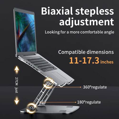 Laptop Stand Adjustable Aluminum Alloy Notebook Tablet Stand