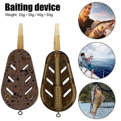 20-50g Inline Method Feeder Bait Thrower Carp Fishing Bait