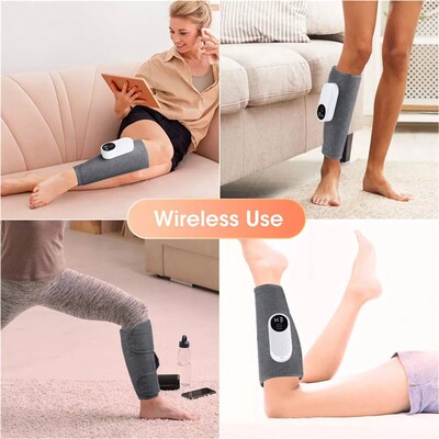 Smart Heating Leg Massage Machine Air Compression USB Rechar