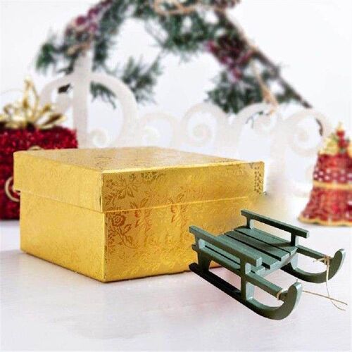 Sledge Sleigh Christmas Xmas Festive Decoration Wooden