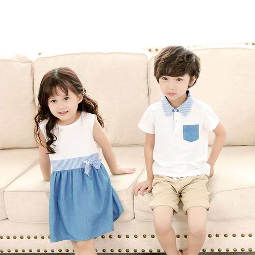 Family of Three Parent-Child Suit Summer Family Suit New Fou