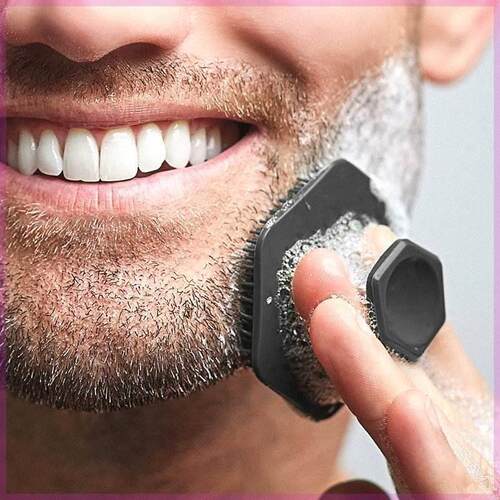 Men Facial Cleaning Scrubber Silicone Miniature Face Deep新