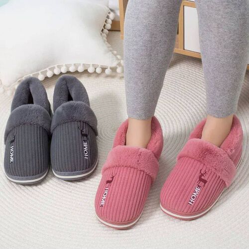 Women Men Couples Home Slippers New Fashion Warm Winter Furr