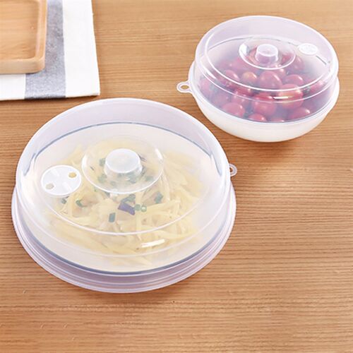 Large Microwave Splatter ver Lid with Steam Vent Fresh keepi