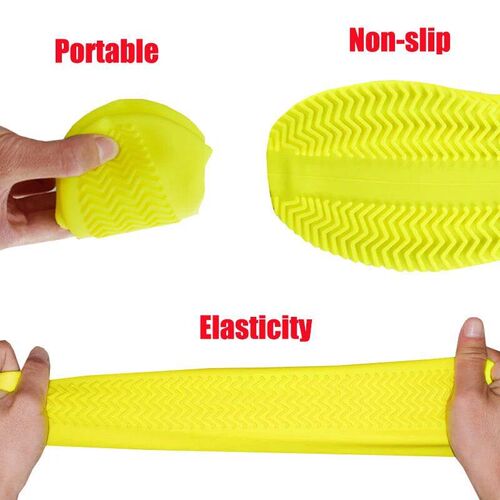 2pc Waterproof Non-lip Silicone Shoe High Elatic Wear-reitan