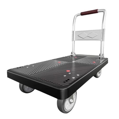 Flatbed cart carrying cart trailer dolly pulling cart