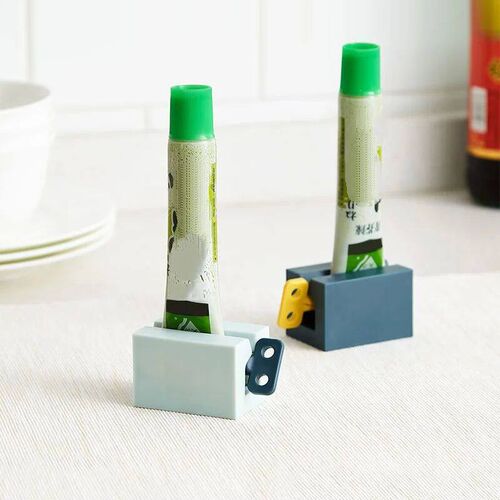 4Colors Toothpaste Dispenser Home Plastic Toothpaste Tube Sq