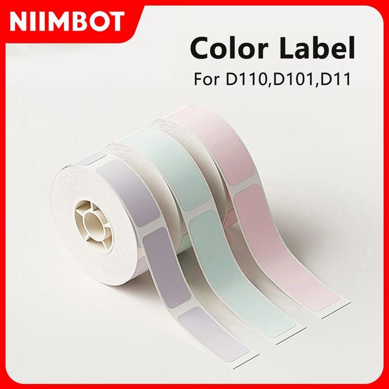 Niimbot 1Roll Pure Color Label Tape for D11, D110, D101 er W图片